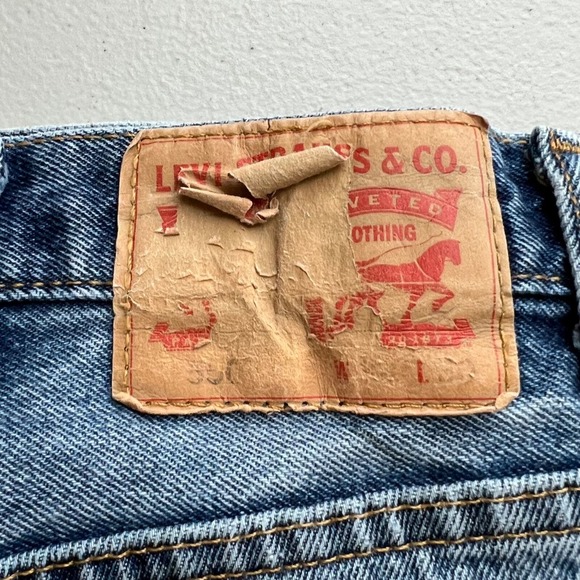 Vintage Levi’s 550 Jeans Mens size 38x29 Blue Medium Wash Straight Leg Relaxed - Picture 11 of 12